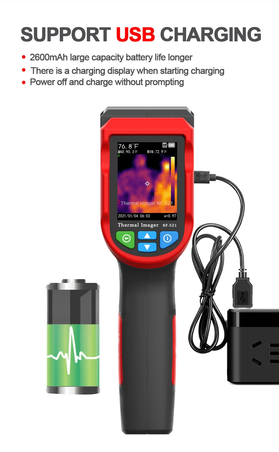 NF-521 Automatic Temperature I - đánh giá và giá Nf 521 Thermal Imaging Camera