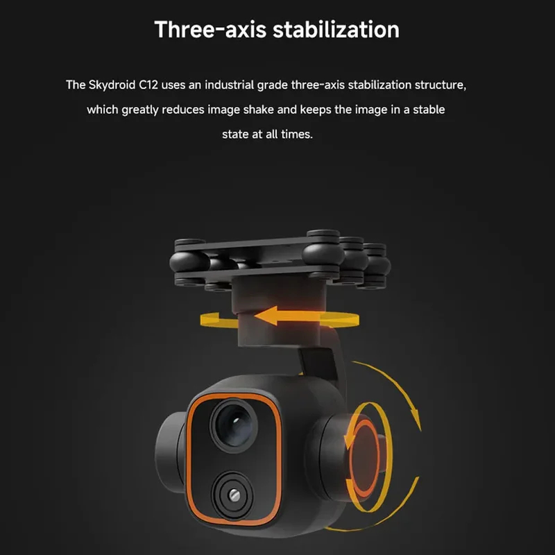 Skydroid C12 2K HD Thermal Ima - đánh giá và giá Thermal Imager Drone Gimbal